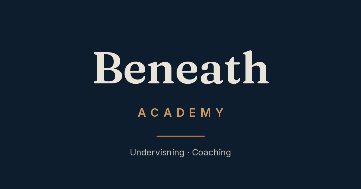 Beneath Academy logo
